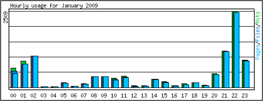 Hourly usage