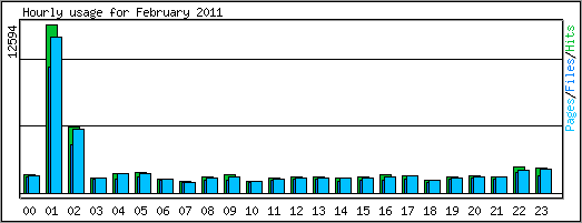 Hourly usage