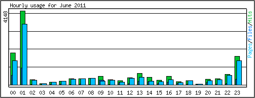 Hourly usage