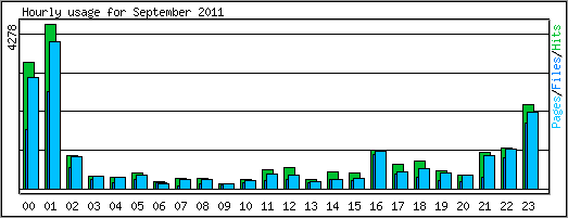 Hourly usage
