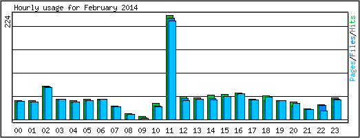 Hourly usage